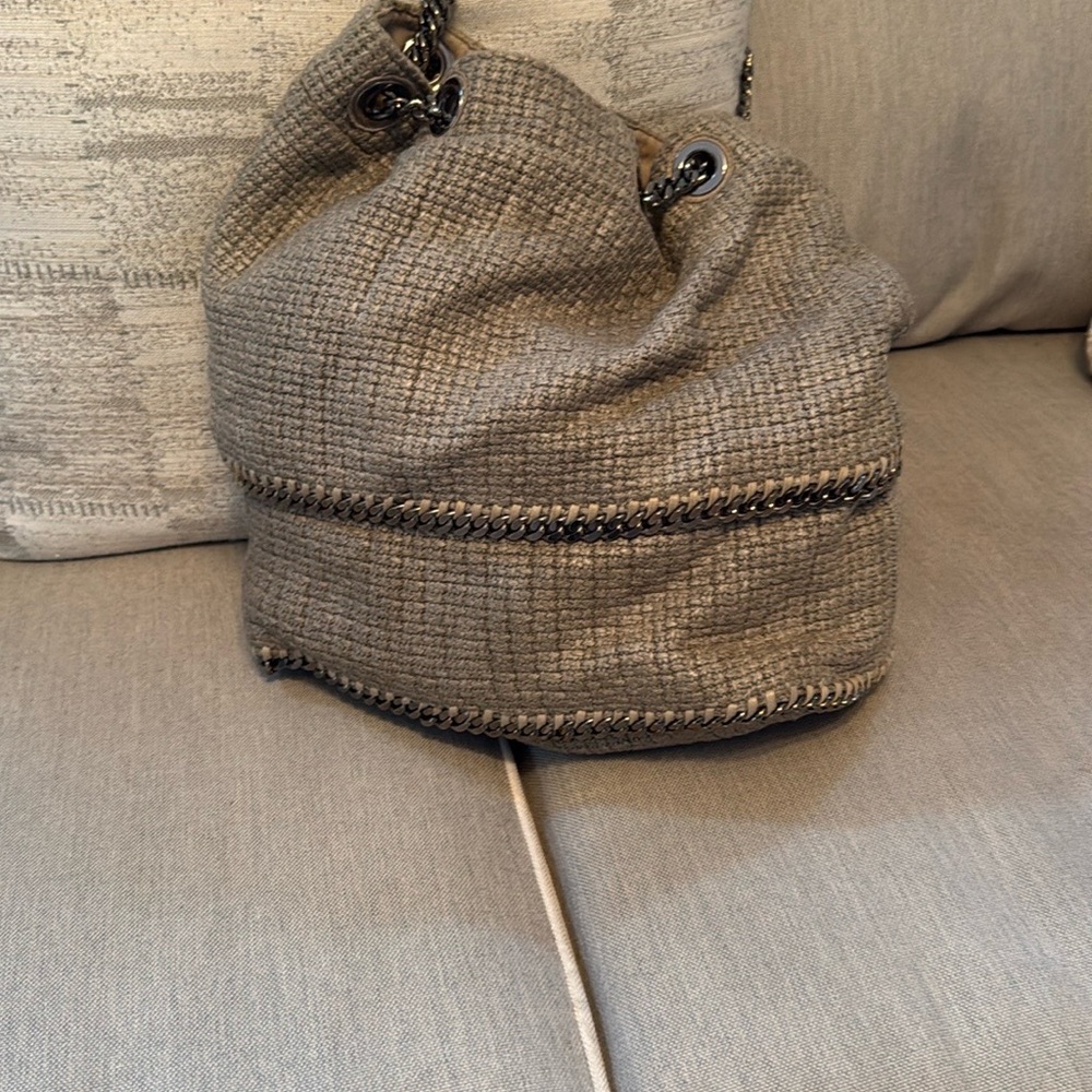 Stella McCartney Straw Bucket Bag